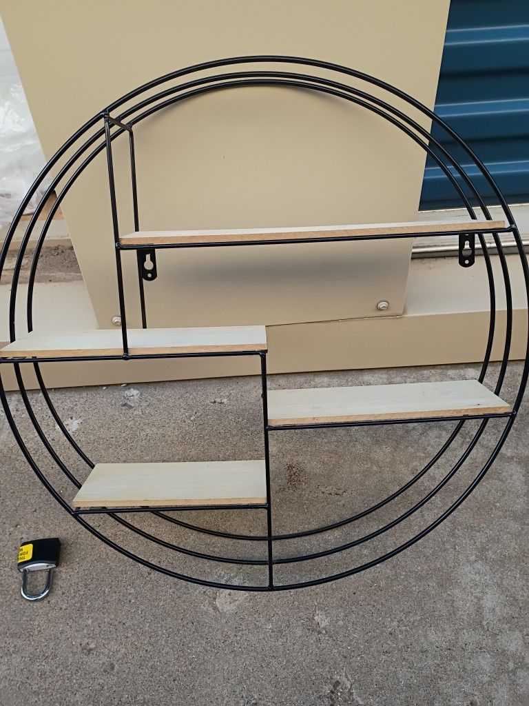 Clock And Wall Shelf