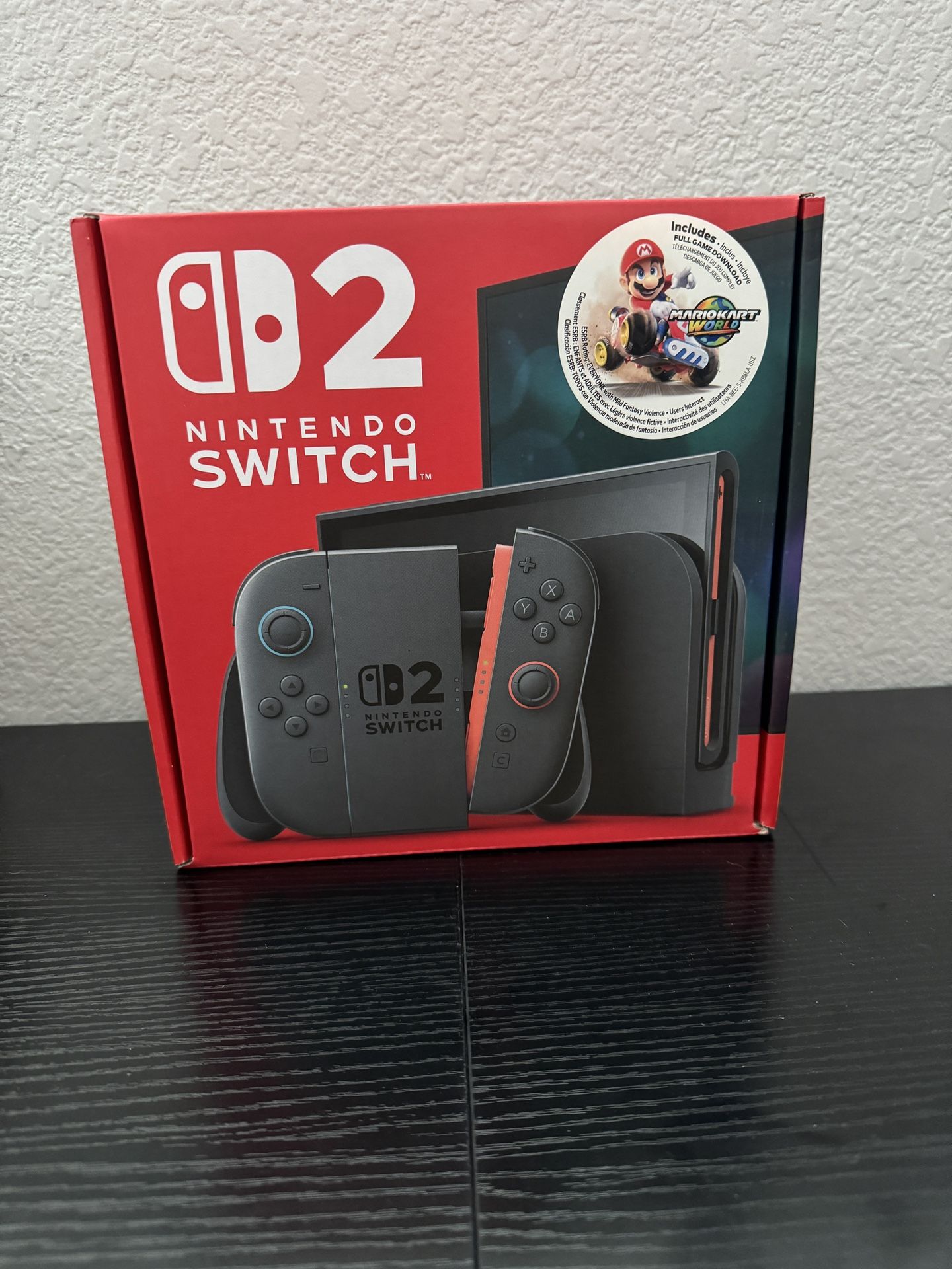 Nintendo Switch 2 + Mario Kart World Bundle w/Switch Pro Controller