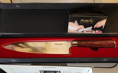 Hiroshi Kitchen Knife 10 in. Blade 