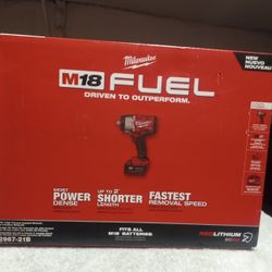 Milwaukee 1/2 In IMPACT  WRENCH/ M18 FUEL 18V  Lithium-Ion Brushless Cordless/Brand New For $250