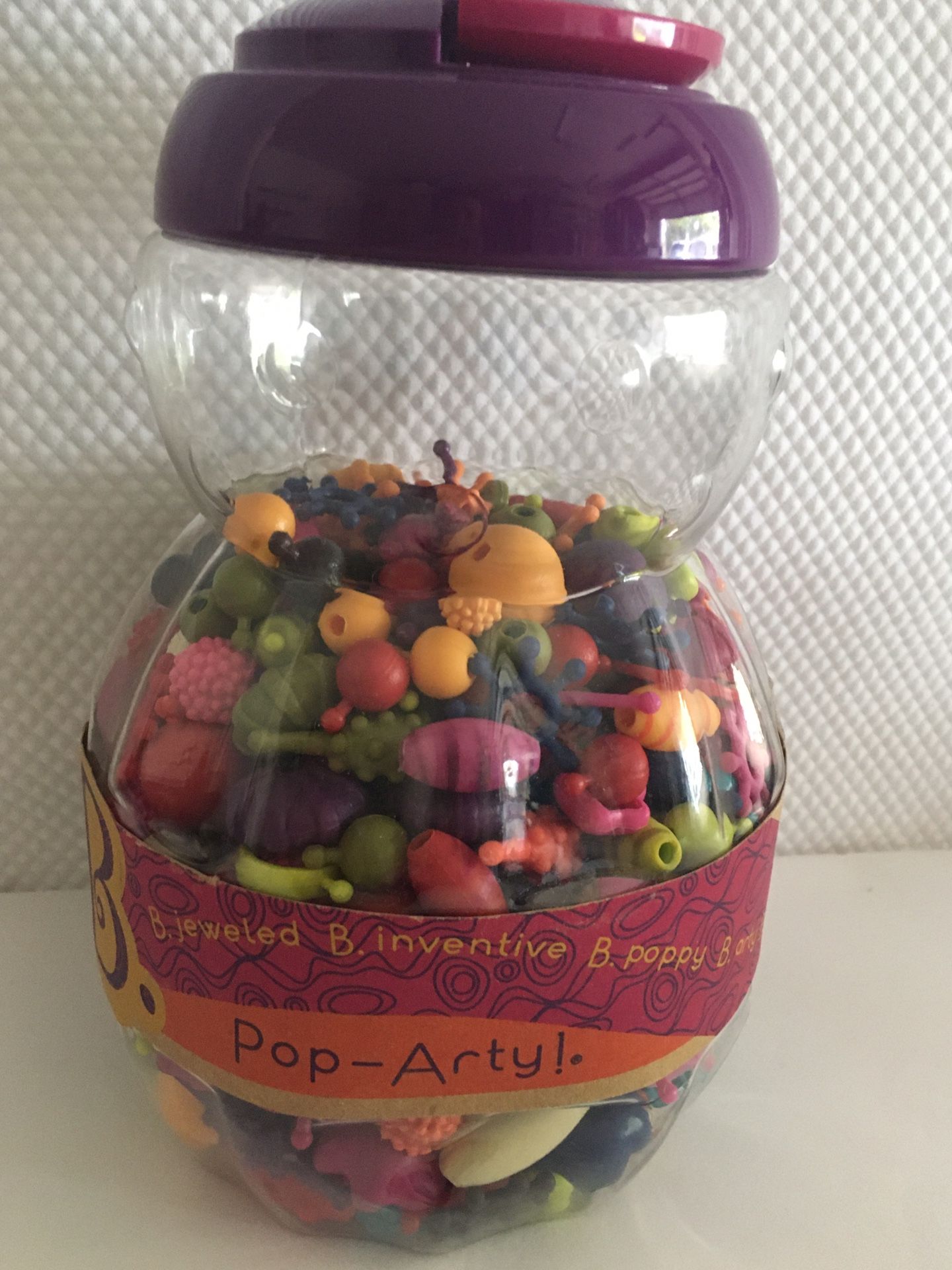 B. POP Arty Beads Toy Kids Jewelry Make Kit Rings Necklaces Bracelets 400 Pieces