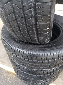 I have a great set of 275.55r20 goodyear wrangler