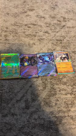 All 4 Pokémon cards