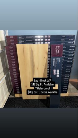 LVP Home Decorators Collection Luxury Vinyl Plank Flooring / Piso Vinilico Waterproof Leo Hill Oak 142 Sq Ft