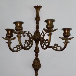 Heavy Antique Wall Candle Holder 