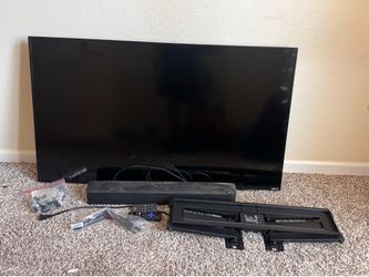 50" 4K HDR Onn Roku TV + LG Soundbar + Corner Mount - Complete Setup!
