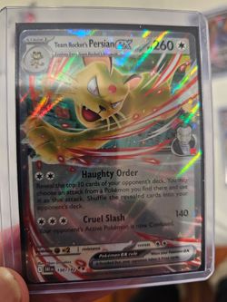 Team Rocket's Persian ex Pokémon Card 150/182