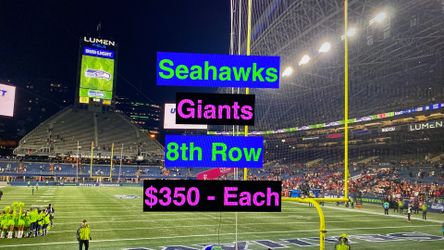 Seahawks Giants Tickets