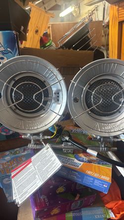 Double gas heater use with propane gas only