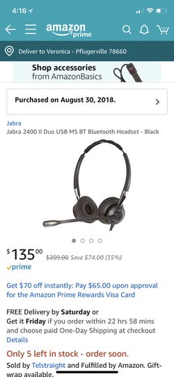 Jabra 2400 II Bluetooth headset