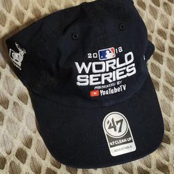 2018 Dodgers Vs Red Sox World Series Cap
