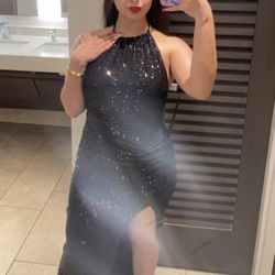 Backless Black Dress