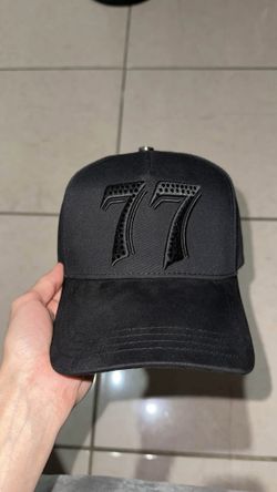 El Barbas Hats 77 Black Hat Crystals Gorra Diamantes