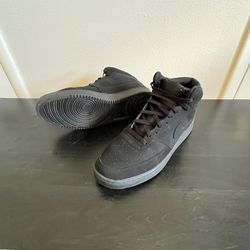 Nike Men’s Court Vision Mid Triple Black 