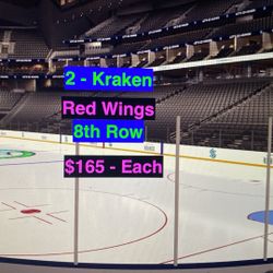 Kraken Red Wings Tickets