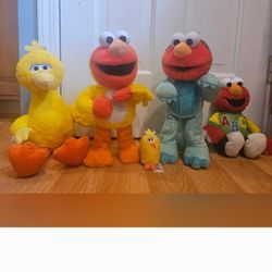 Dancing Talkinf Elmo Chicken Dinosaur Electronic Abc Sesame Street