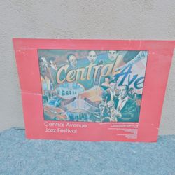 Central  Avenue Jazz Festival..poster