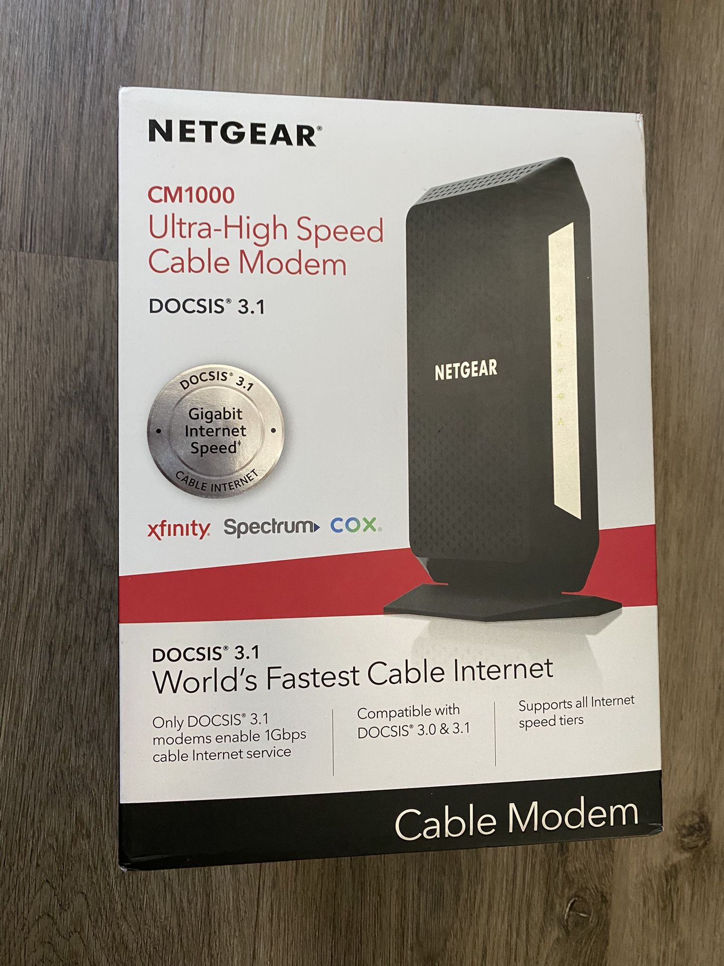 NETGEAR Gigabit Speed Cable Modem