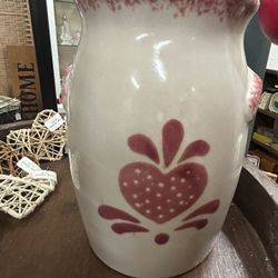 Cute Ceramic Heart Canister 