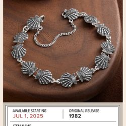 James Avery®️ Rare Retired 2025 Lion’s Paw Shell Bracelet Limit Release Archives Design Silver Large