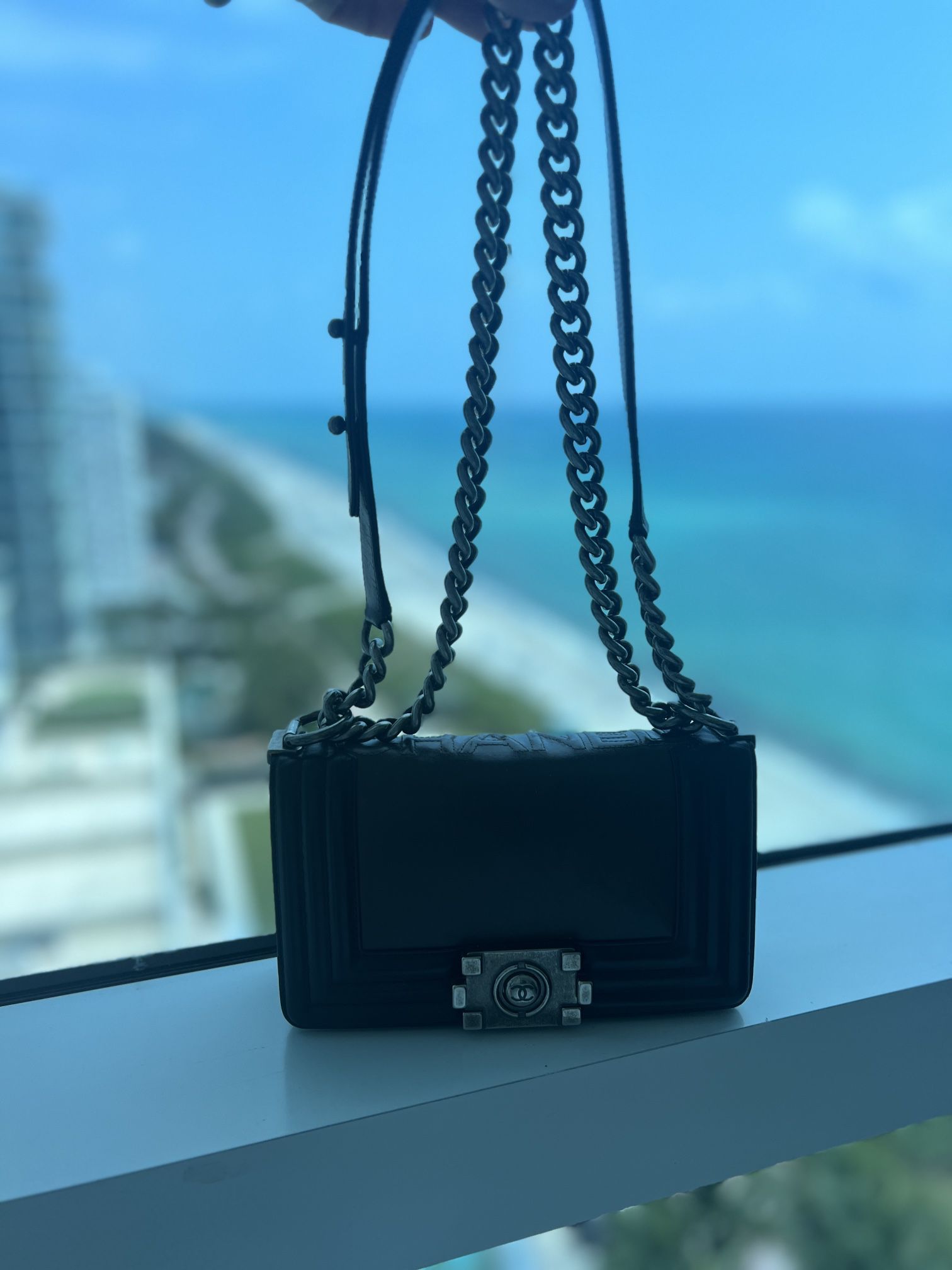 AUTH Chanel boy Small bag $4000