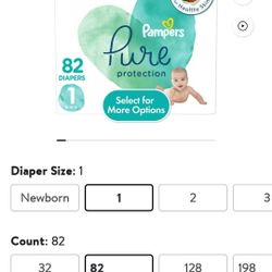 Pampers Pure Protection Size 1