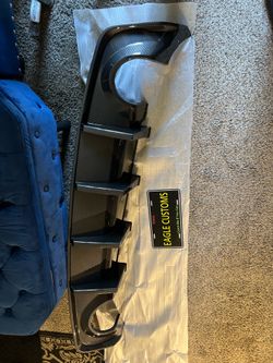 Rear Diffuser for 2020-2024 Charger Widebody SRT Hellcat Scat Pack, Carbon Fiber