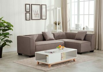 Brand new grey sectional