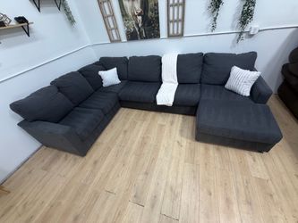 Gray Sectional Couch  Free Delivery