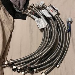 17 Plumbing Supply Lines For Lavatory Kitchen Toilet New