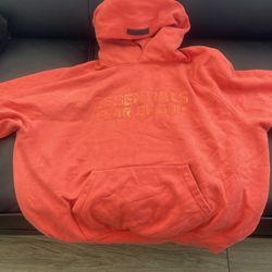 Essentials Peach Hoodie