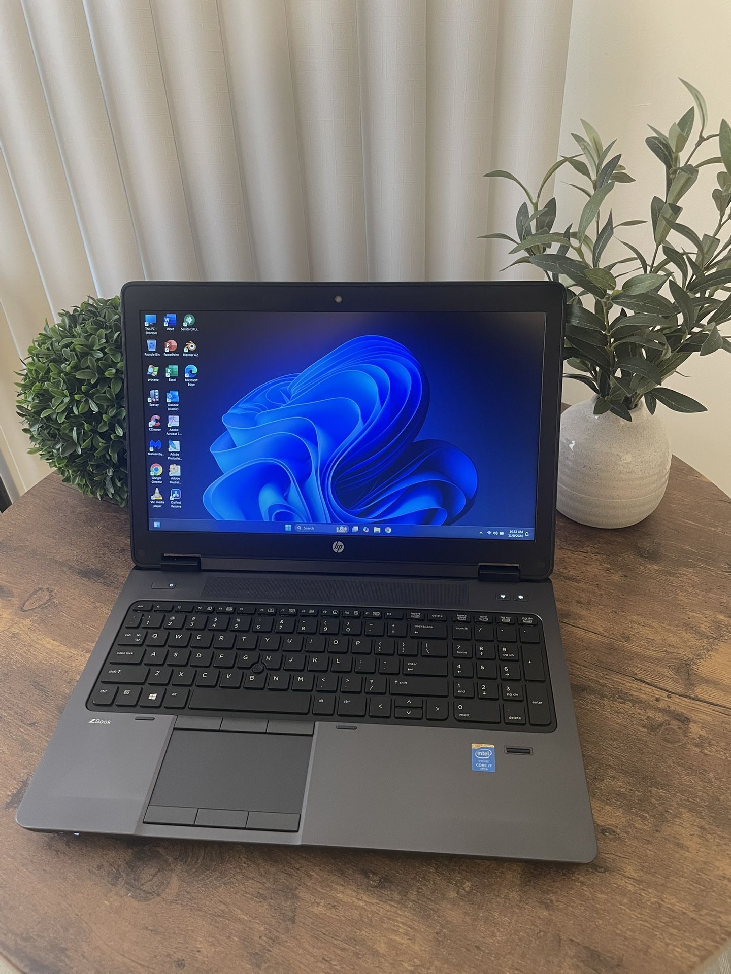 HP Zbook G2 Laptop: Intel i7, 32GB Ram, 480GB SSD, Nvidia Graphics, Windows 11, Office 2021 & More!