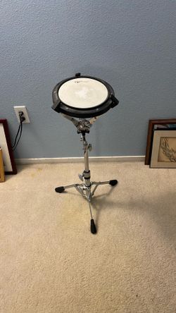 Snare Drum Stand W/Practice Pad