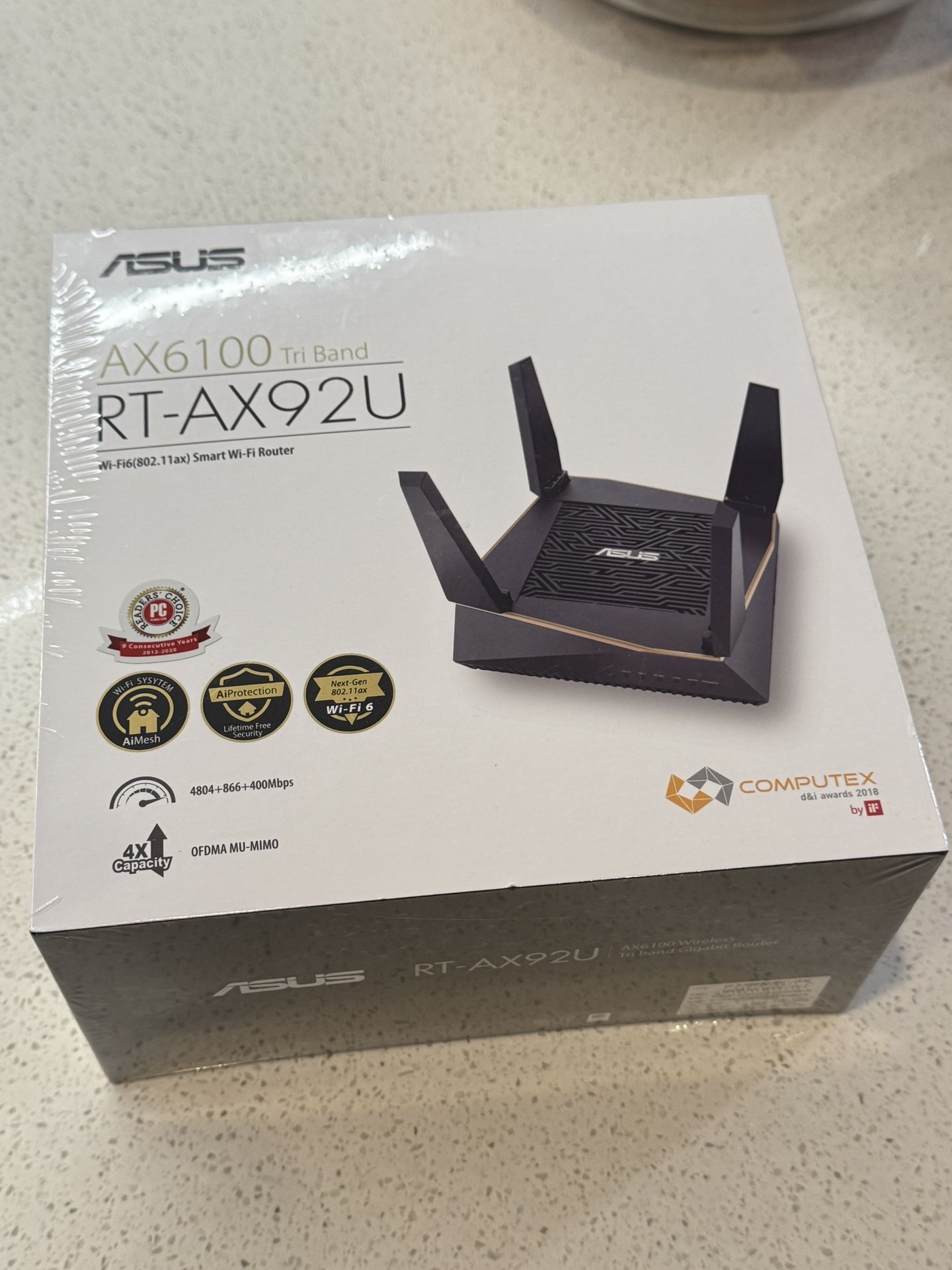 ASUS Router RT-AX92U WiFi 6 Mesh