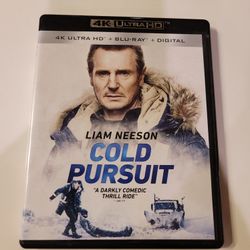 $ 8 4K / BLURAY  COMBO MOVIE. COLD PURSUIT. 4K/BLU RAY ONLY. NO DIGITAL. $8. OR TRADE FOR A MOVIE TITLE I DO NOT ALREADY OWN.
