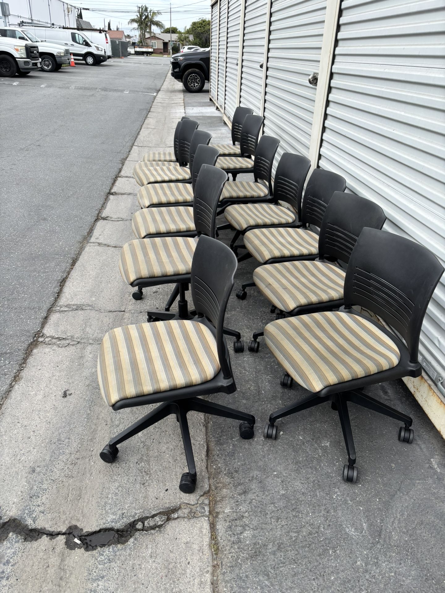 Office desk chairs, $10 each