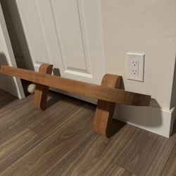 Handmade Solid Mahogany Shelf