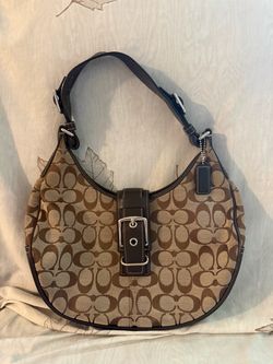 Coach Signature Bucket Hobo Bag