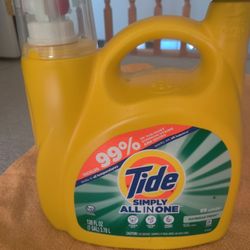 Brand New Tide Simply All-In-One Liquid Laundry Detergent – 128 fl oz 