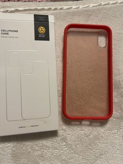 Brand New IPHONE XR red/clear Case