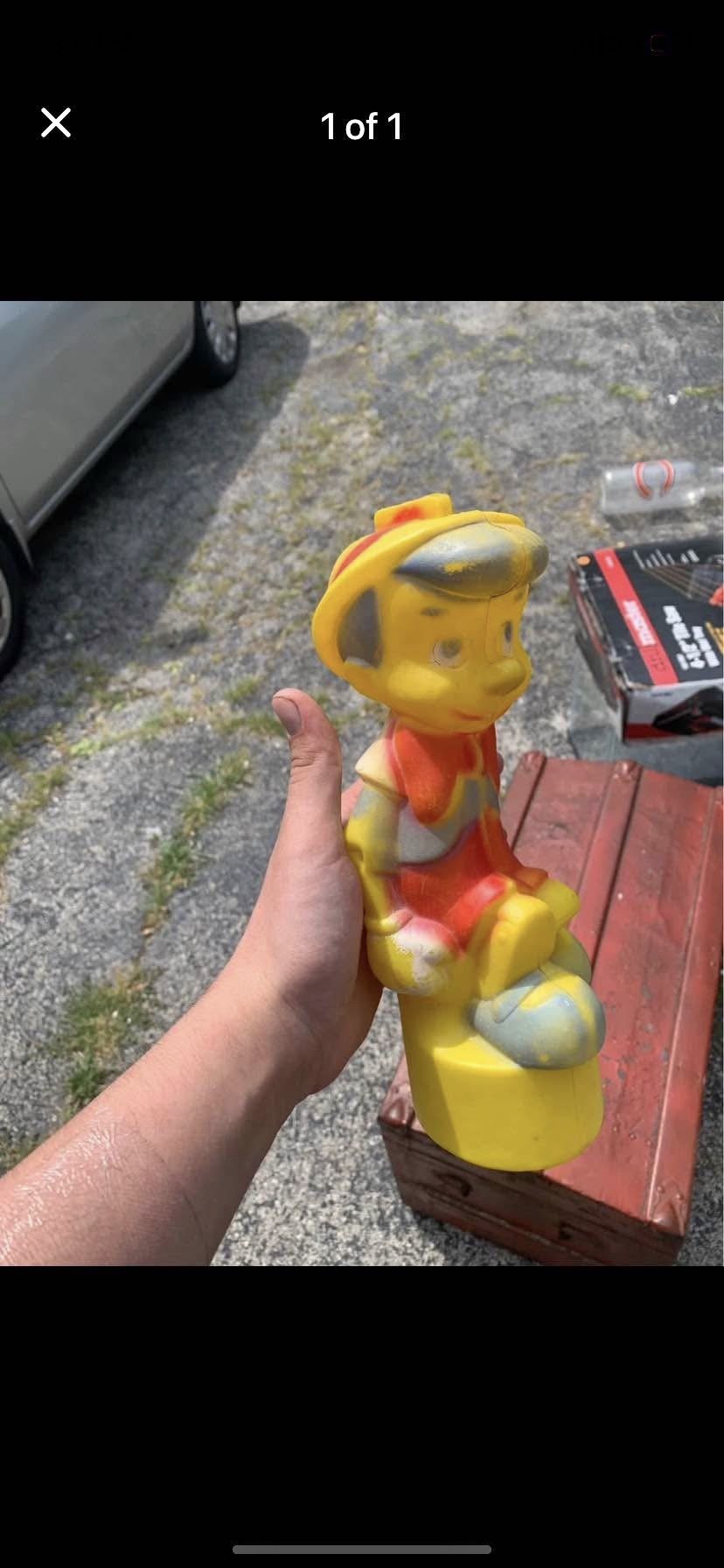 Disney Pinocchio Blow Mold Statue!! $15!
