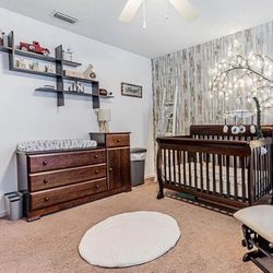 Crib And Changing Table