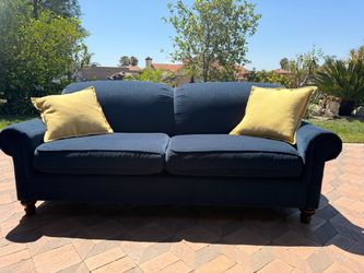 Bassett Sofa with Rolled Arms
