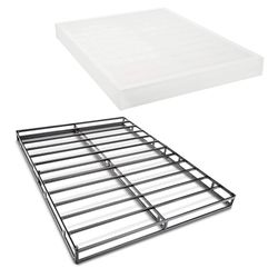Airdown California King Box Spring with Cover, 5 Inch Box Spring Bed Base