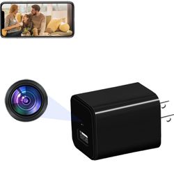 Brandnew 4K WiFi Hidden Camera - USB Charger Spy Cam with Ultra HD Resolution, Remote View, Motion Detection, Nanny Camera for Indoor with APP Support