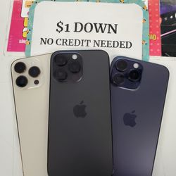 Apple IPhone 14 Pro Max 5G - 90 DAY WARRANTY - $1 DOWN - NO CREDIT NEEDED 