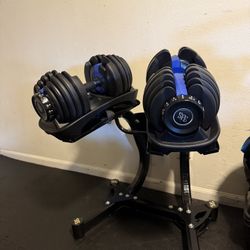 SFE Adjustable Dumbbells With Stand