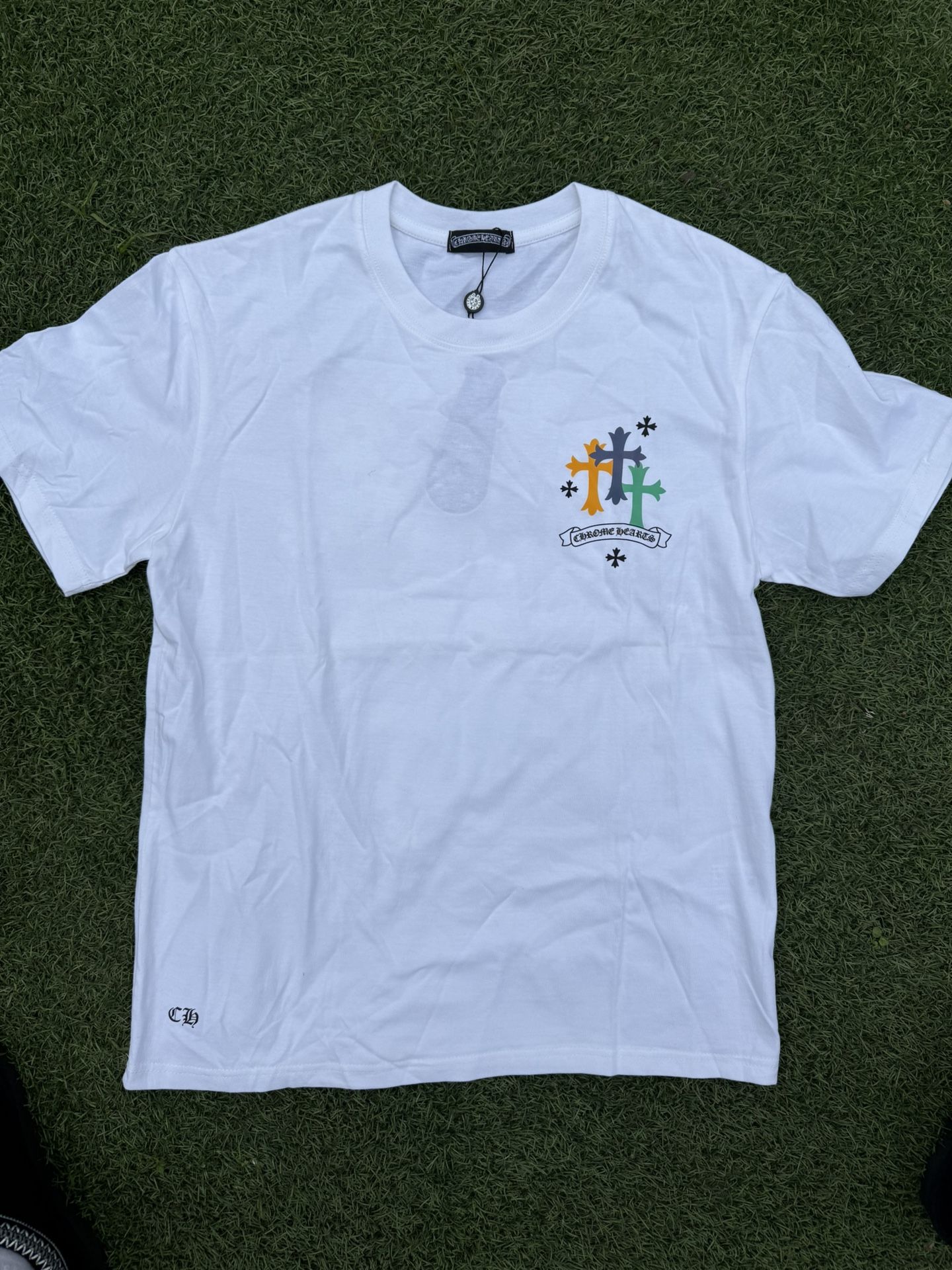 White Chrome Hearts T Shirt
