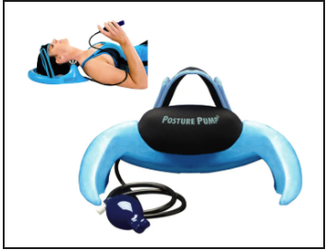 Posture pump cervical disk hydrator - cervical decompression for posture, tension and alignment