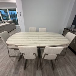 Amisco Diningroom/Kitchen Set with Expandable Leaf